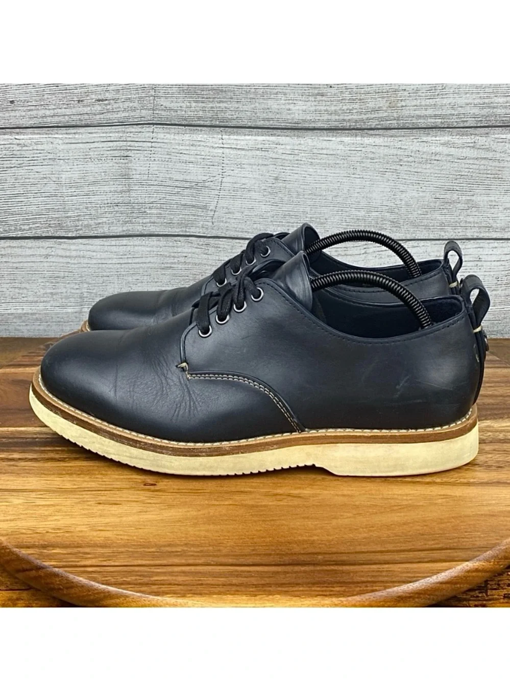Coach Derby Lace Up Navy Blue Leather Shoes G1671 Men’s Size 10 D / EU 43